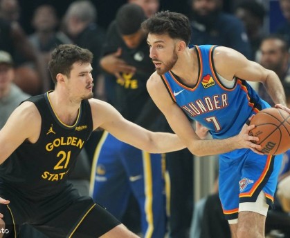 库里库明加缺战亚历山大30+7 雷霆狂胜残阵勇士37分